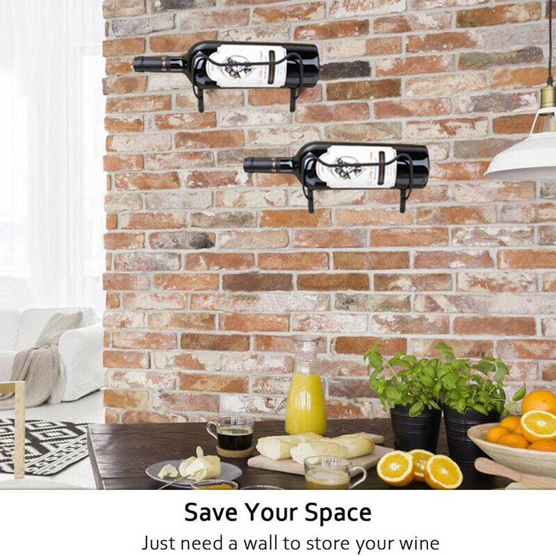 Wine Display Shelf Wine Rack With Screws Home Bar Kitchen Storage Organi JD