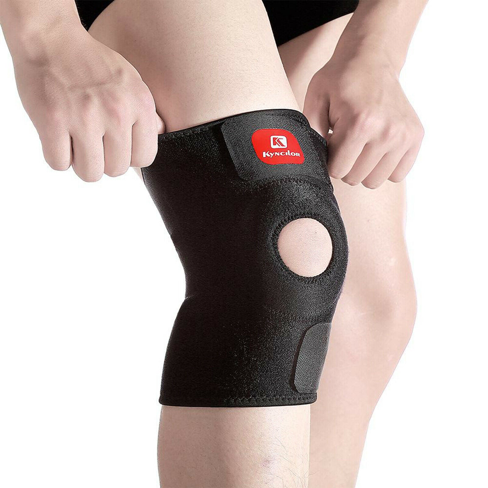 Adjustable Knee Brace Support Sports Kneecap Protector Compression Sleeve