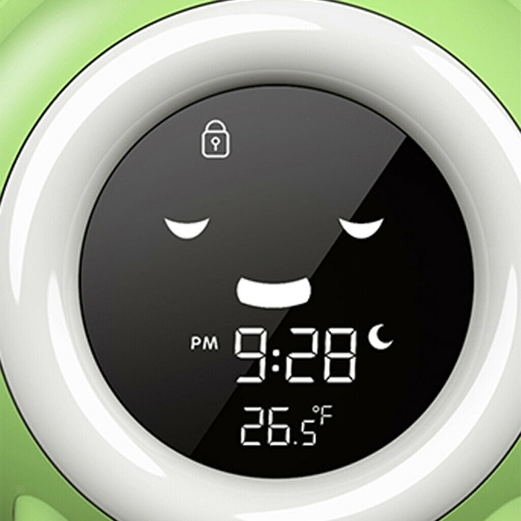 Frog Kids Alarm Clock Child Sleep Trainer Nap Timer Snooze Bedside Clocks