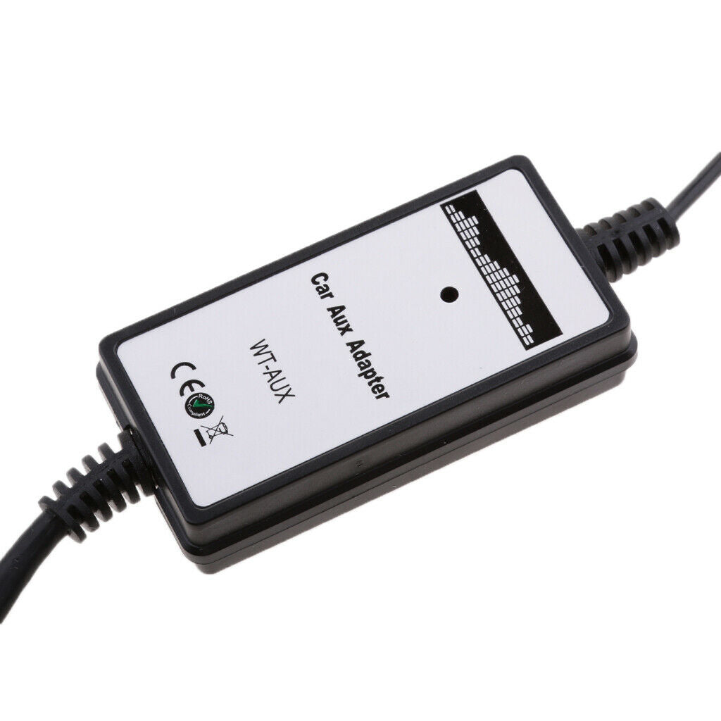 Car 3.5mm Aux-in MP3 Player Radio 7+7Pin Adapter For  Accord Civic CRV