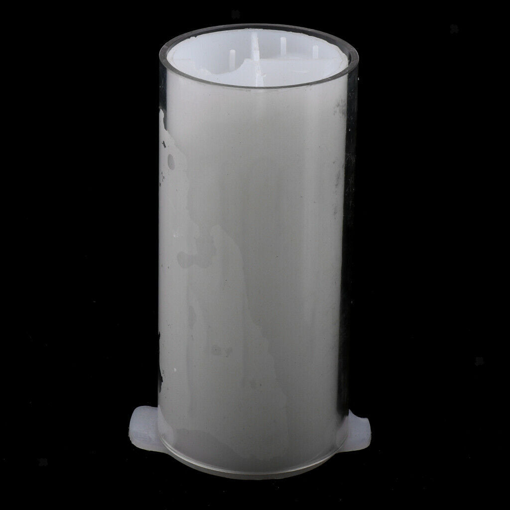 Plastic Ripple Shed Candle Mold Soap Mould DIY Candles Crafts 8.3 x 18.4 cm