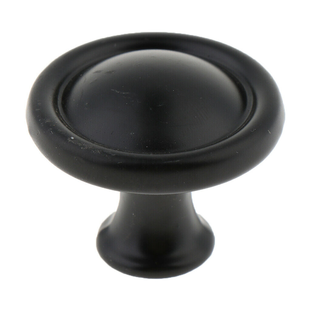 Modern Style Metal Drawer Tear Drop Cabinet Decorative Pull Handle Knob Black