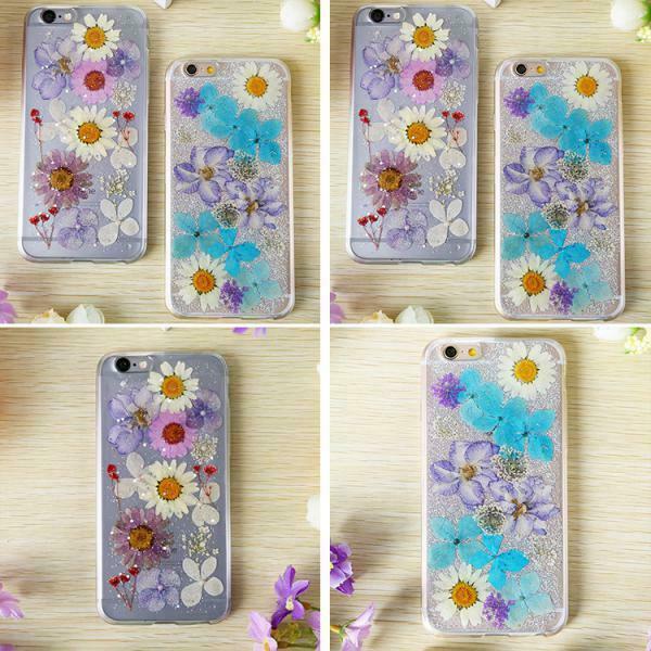 10x Mixed Color Pressed Dried Sakura Flowers Cherry Blossom Phone Case Decor
