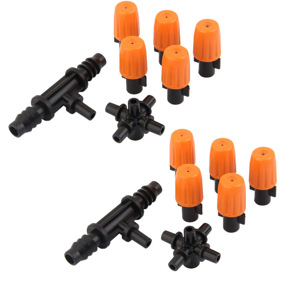 2Sets Spray Sprinkler Heads Nozzles T For Spray Irrigation