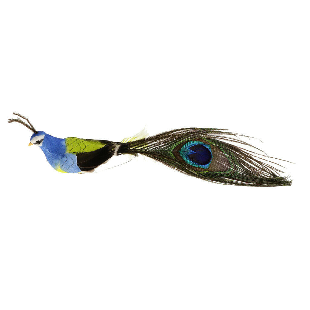 2pcs Artificial Birds Decoration + 2x Straw Bird Nest Water Drop Cave Parrot