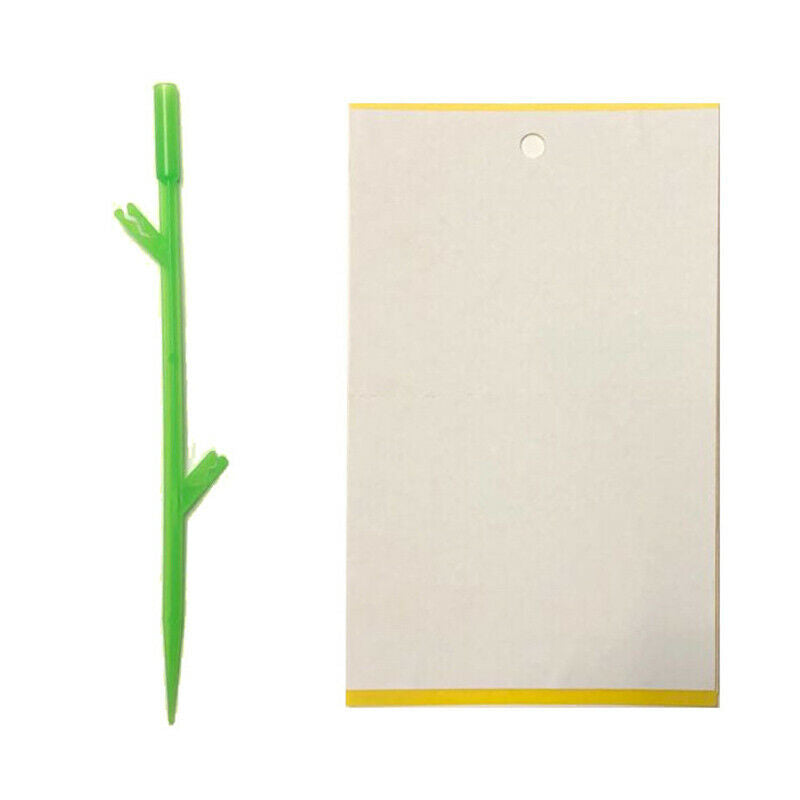 15PCS Traps Bugs Sticky Board Dual-Sided Yellow Sticky Traps Flying Plant.l8