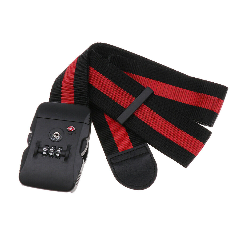 Neon Strength Travel Belt Luggage Strap with TSA Combination Lock TSA319C