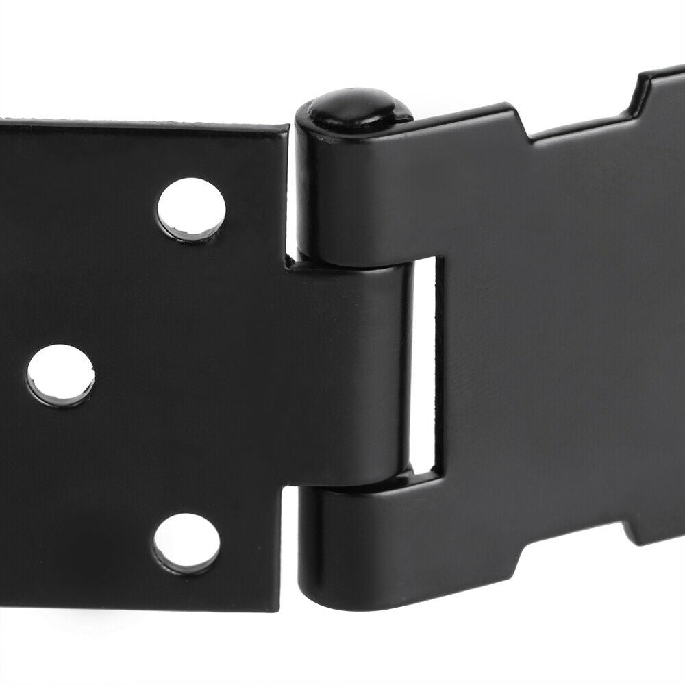 Stainless Steel Tone Metal Security Padlock Hasp Staple Door Clasp Gate Lock