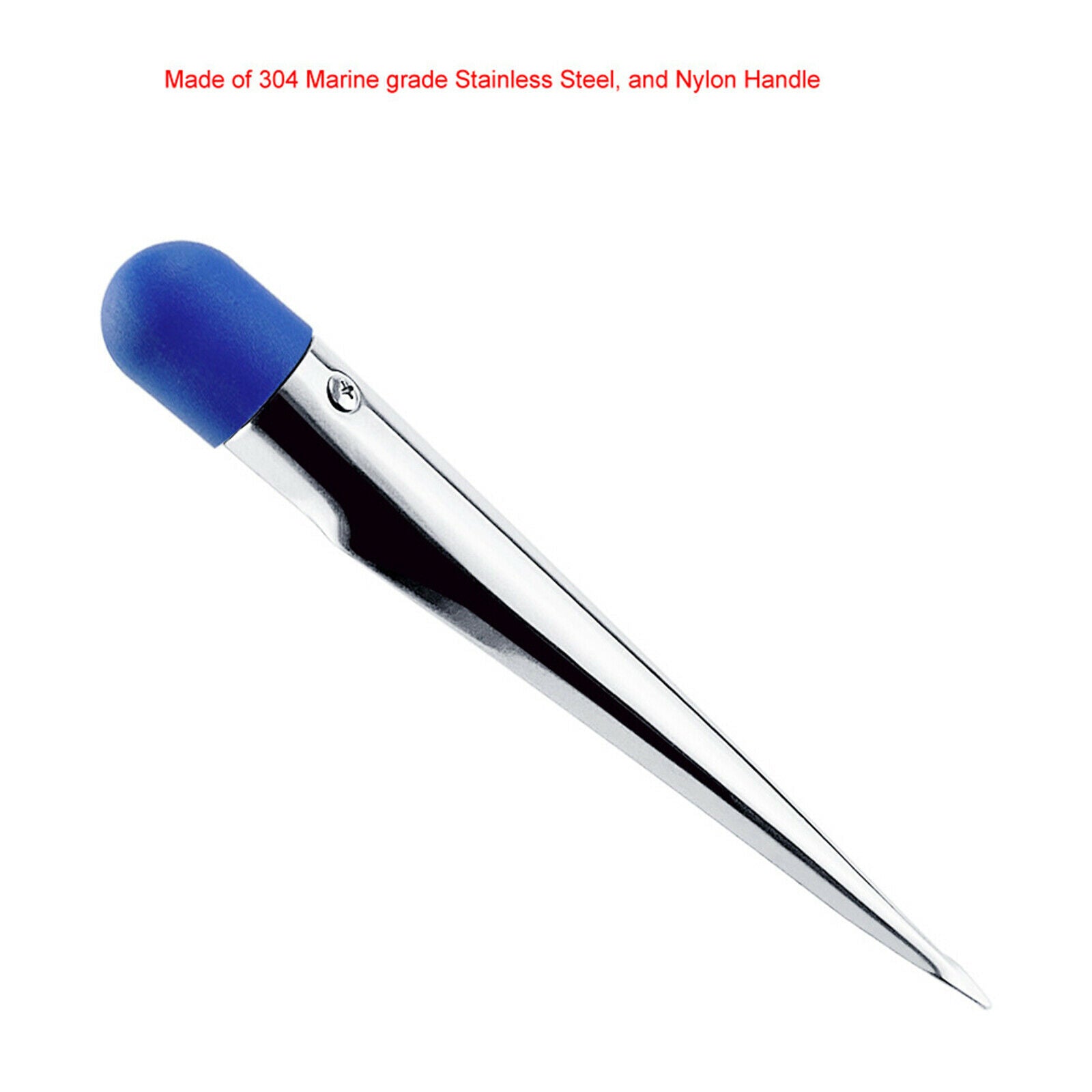 Stainless Steel Rope Splicing Spike with Nylon Handle for Marine Boat Yacht