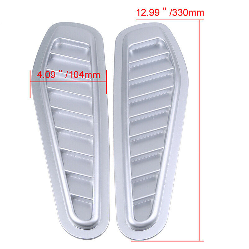 Universal Air Flow Vent Bonnet Car Front Hood Scoop Cover Decorative