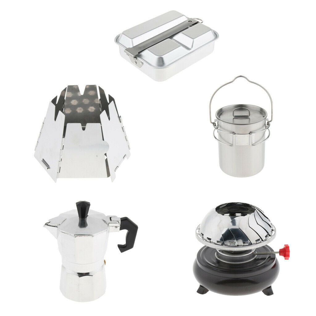 Aluminium Lunch Box Bento Food Container Outdoor Camping Food Storage