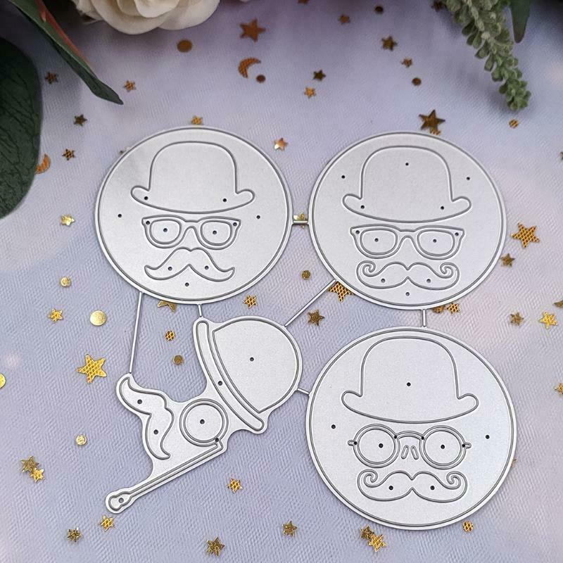 DIY Carbon Steel Cutting Cap Die-Cuts Hat Mage Shape Deco Embossing Nice Cards