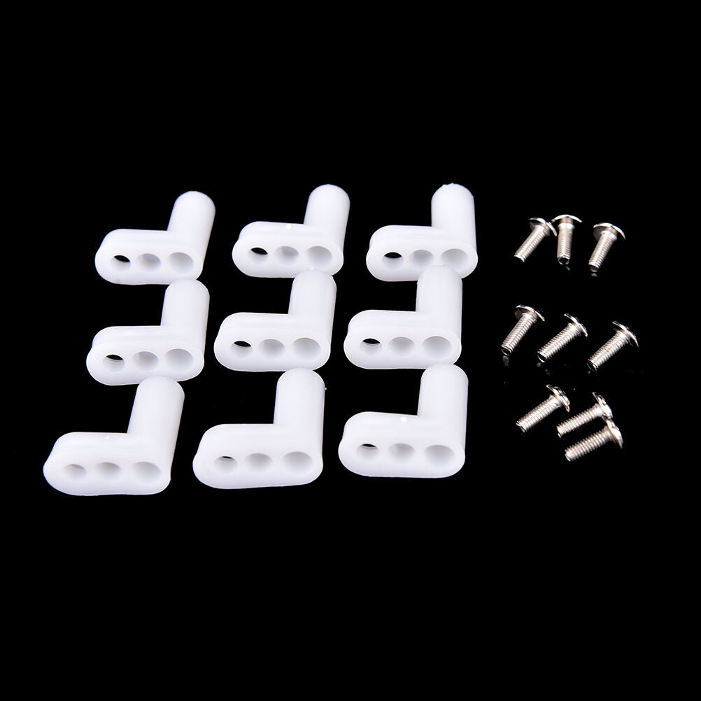 40pcs fixed plastic PCB mounting feet 20mm L type feet with Screws   EaF SJ