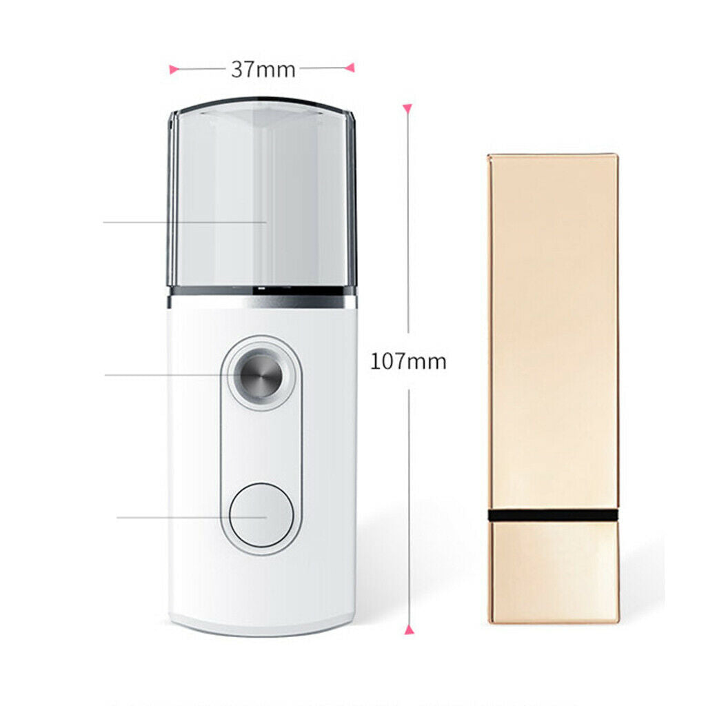 20ml 0.3μm Facial Mister Travel Nano Face Mist Sprayer for Eyelash White