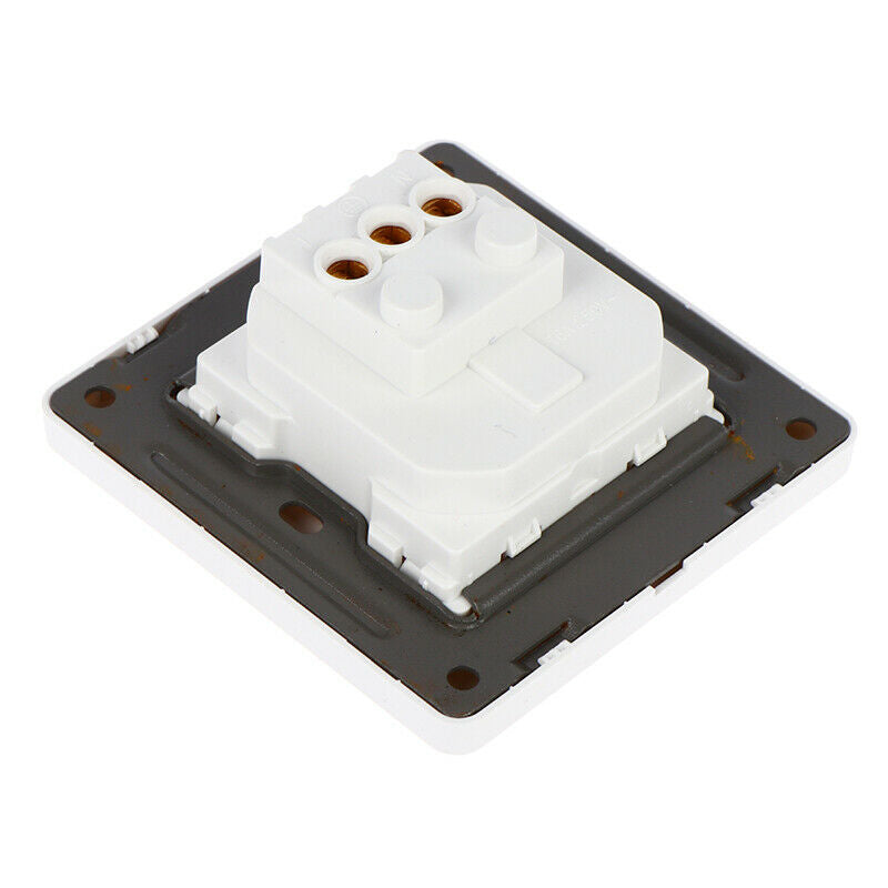 1Pc EU Standard Power Socket White Panel AC 250V 16A Wall Concealed Power.l8