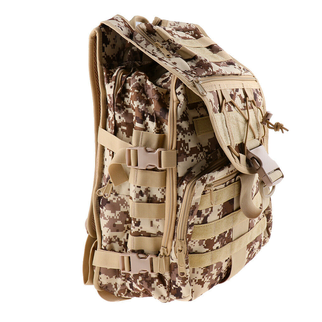 Oxford Cloth Waterproof Outdoor Backpack Rucksack Daypack Sand Digital