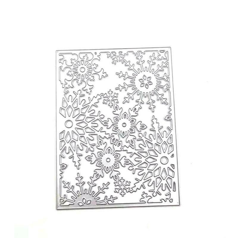 Christmas Snowflake Background Board Carbon Steel Cutting Dies DIY Scrapbooking