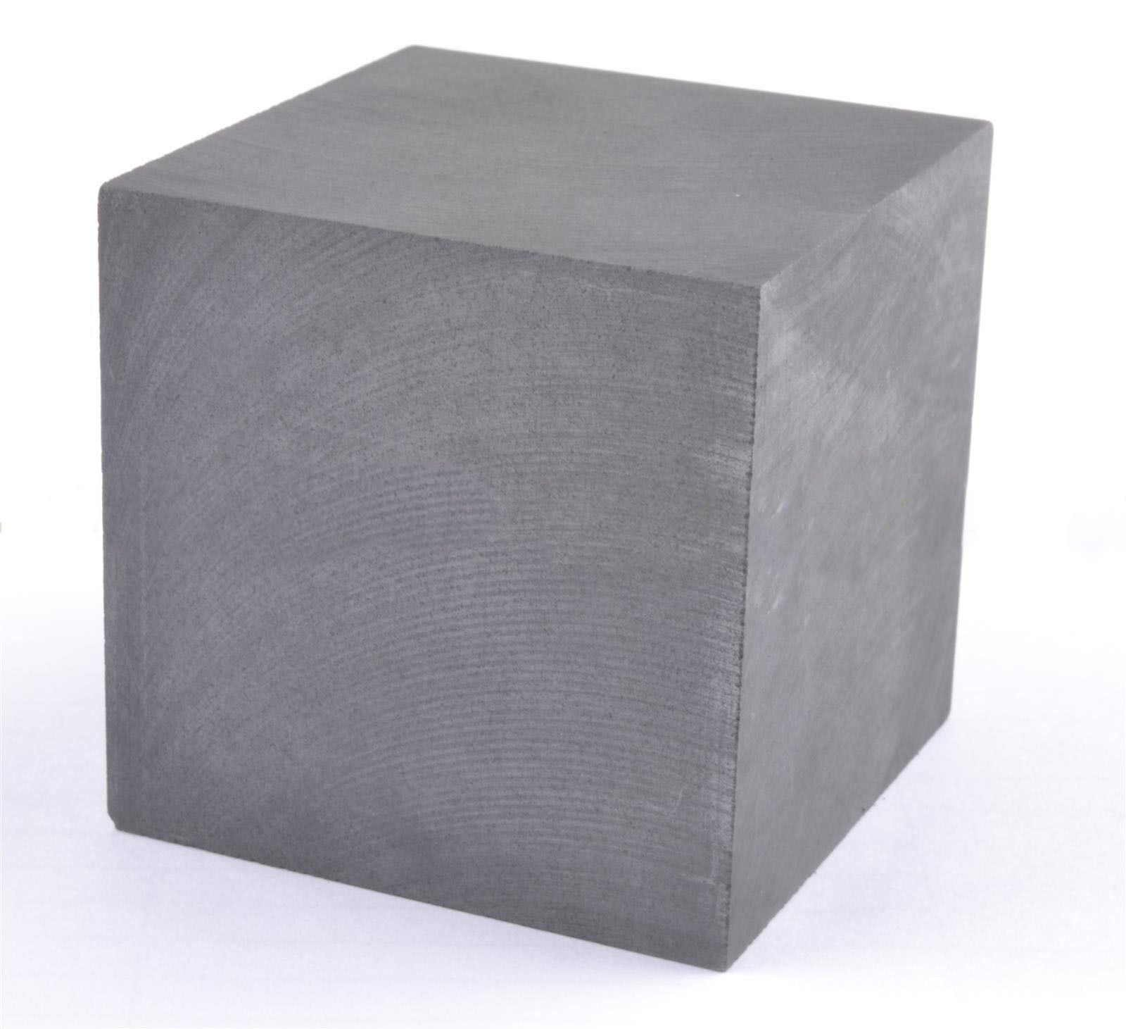 50 * 50 * 50mm High Purity 99.9% Graphite Ingot Block Blank Plate Fine Grain