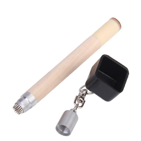 2 In 1 Pocket Chalk Billiard Cue Tip Pricker Prep Tool