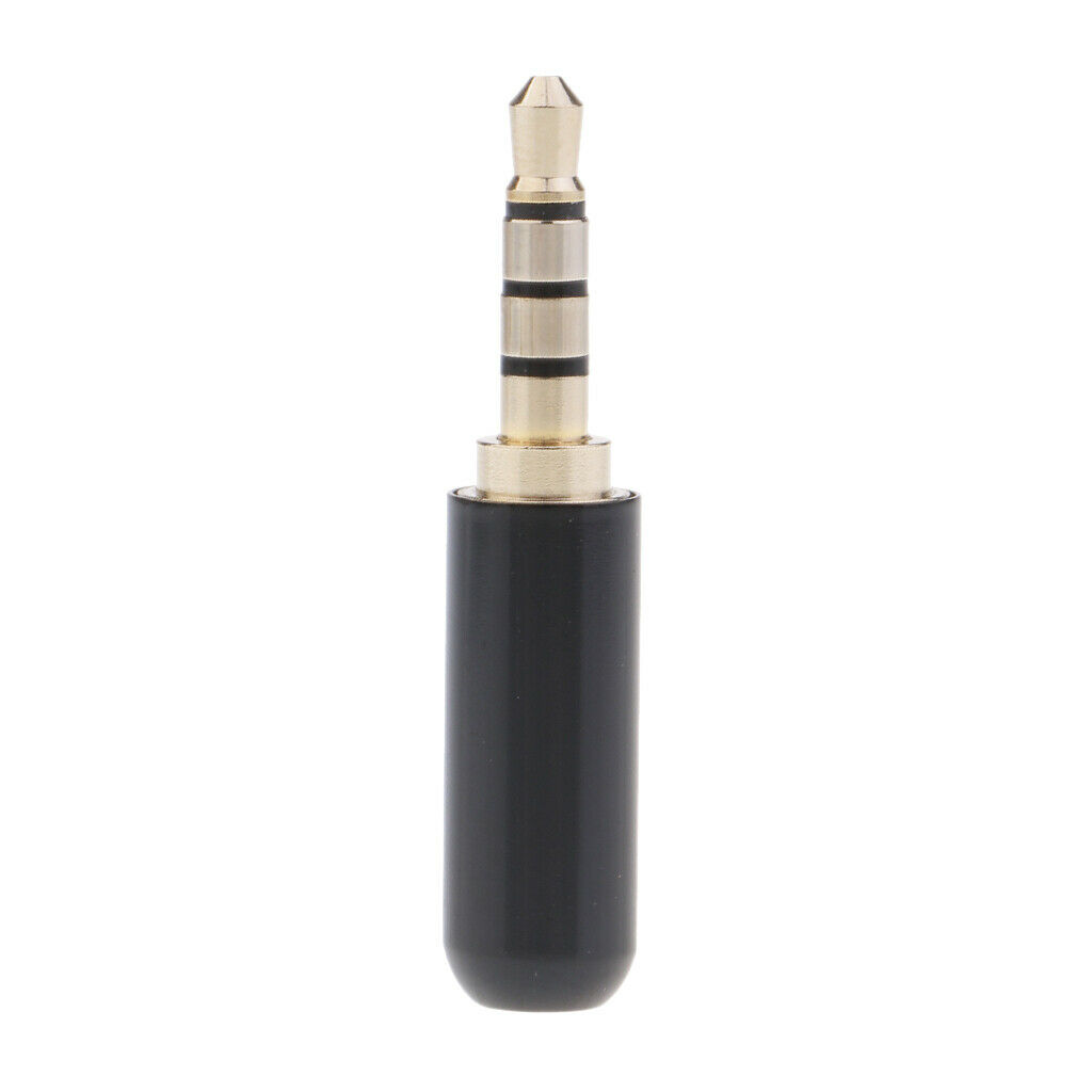 2x 4 Pole 3.5mm Male Repair headphone   Plug Soldering Headset Connector ##