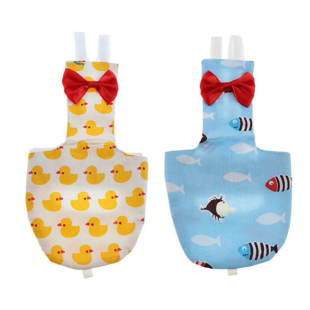 2pcs Exquisite Birds Diapers Parrots Diapers Pets Decoration for Lovebirds