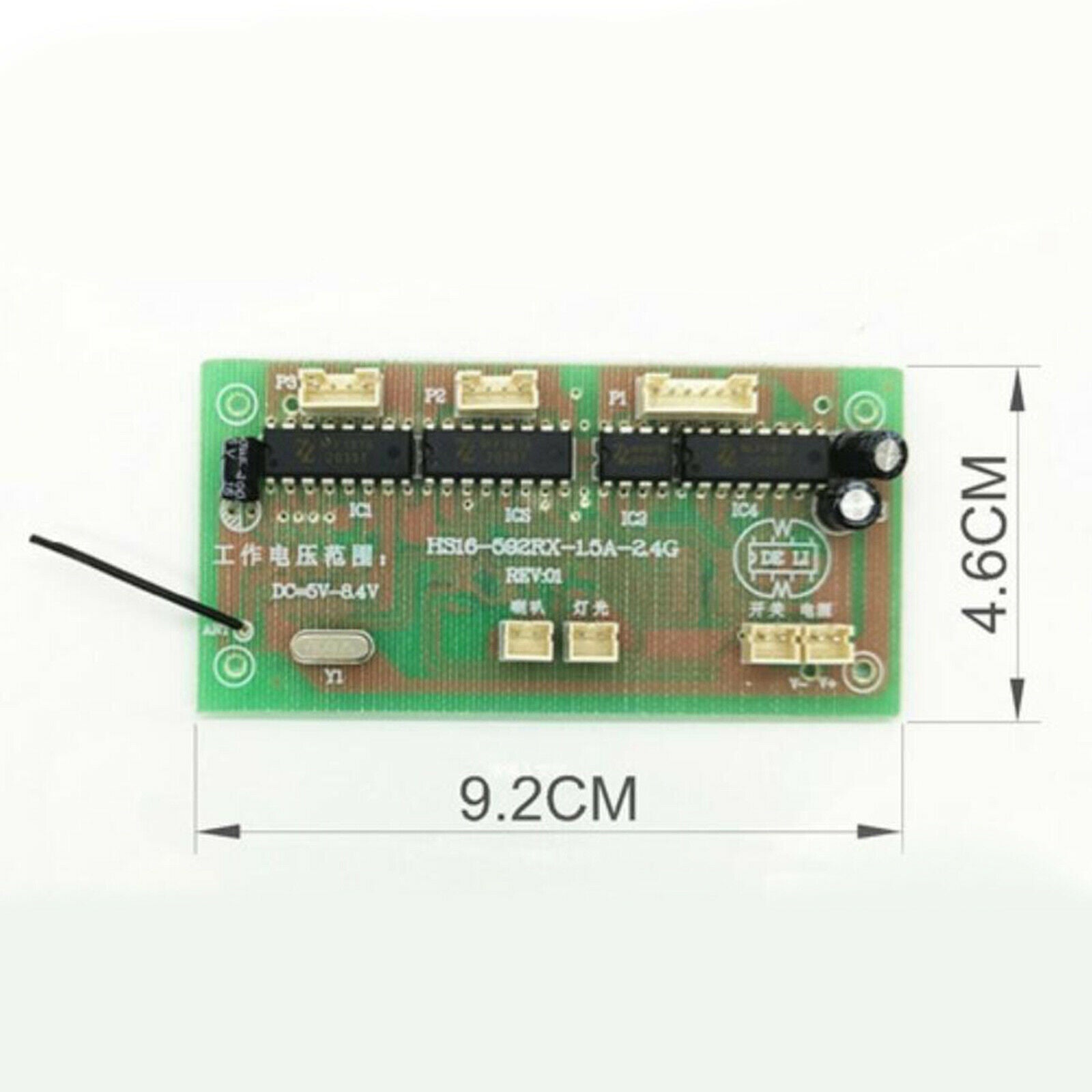 Metal 16CH 2.4G Wireless Receiving Module Replacement for RC Toys Accessory