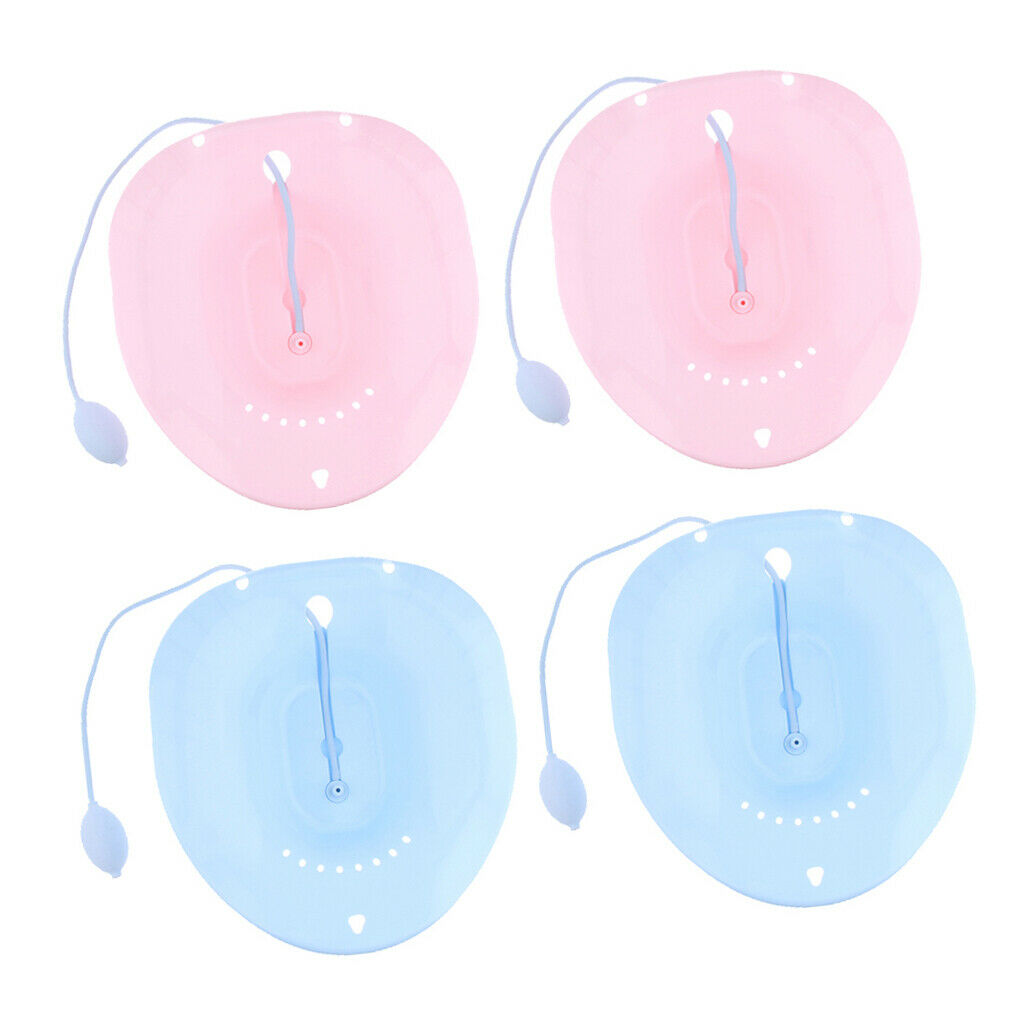 4Pieces Durable Sitz Bath Tub with Flusher Over the Toilet for Hemorrhoids