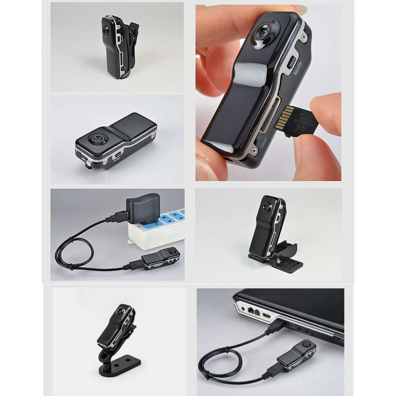 MD80 Portable Mini DV DVR Sports Camera HD 480P Video Audio Recorder Outdoor