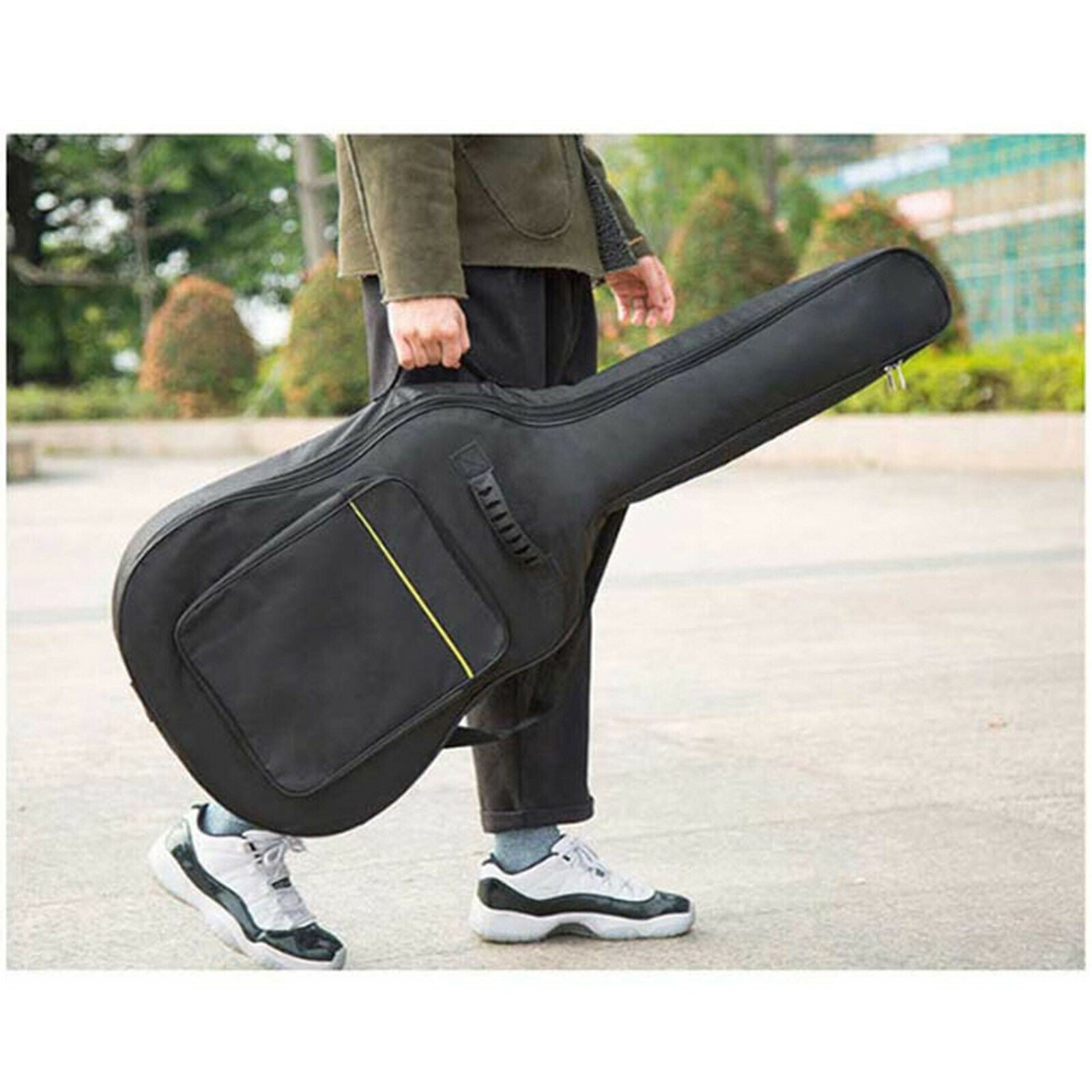 41'' Guitars Carry Case Padded Shoulder Bags Backpack Hand Bag Protective