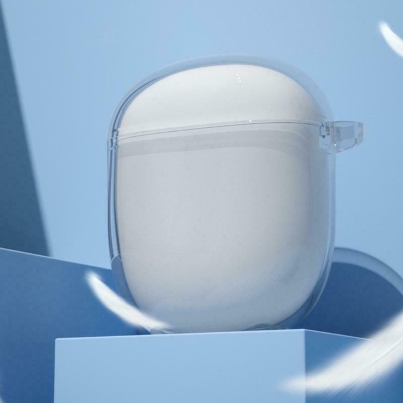 For iKF Find Pro Bluetooth-compatible Earphones Clear TPU Protective Skin Cover