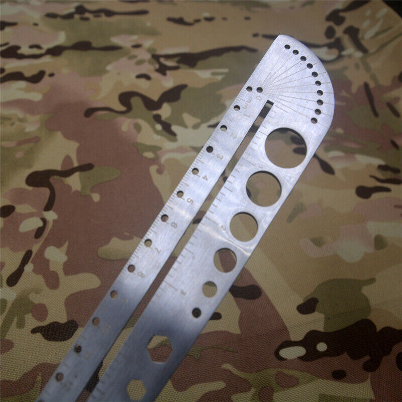 Stainless Steel Multifunctional Angle Protractor Ruler Degree Measuring Tool