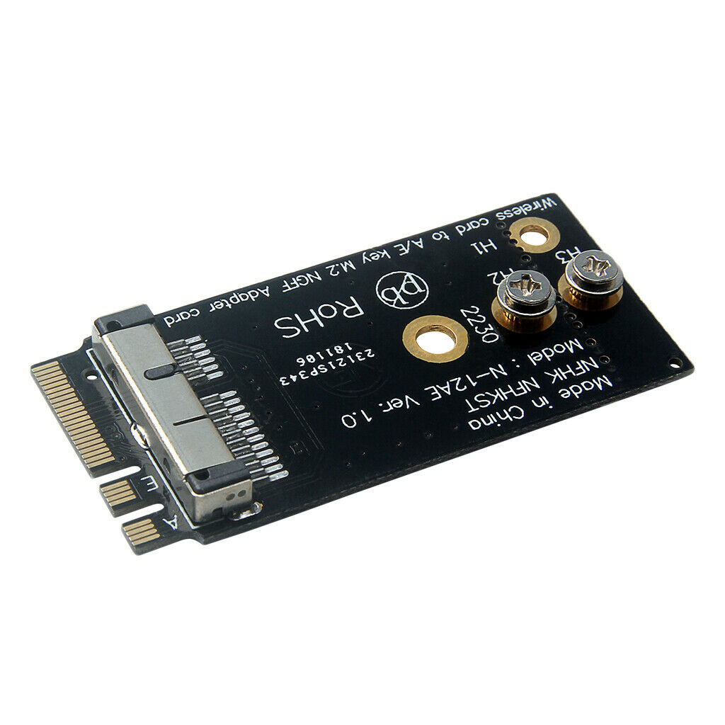 Desktop Motherboard NGFF A/E Key to BCM94360CS2 Wireless Adapter Card