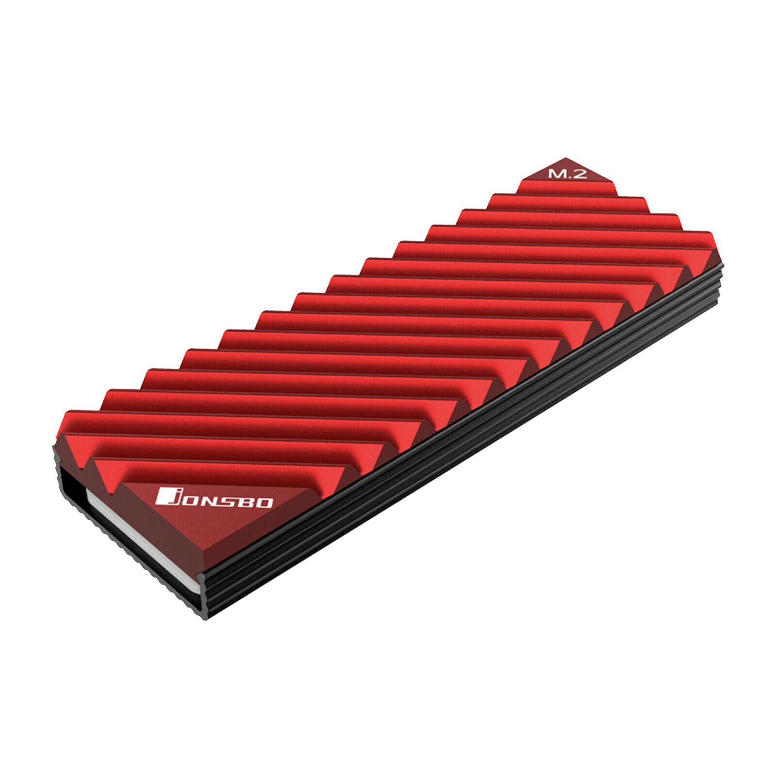 M.2 2280 SSD Solid State Aluminum Heat Sink Thermal Pad for Desktop PC Red
