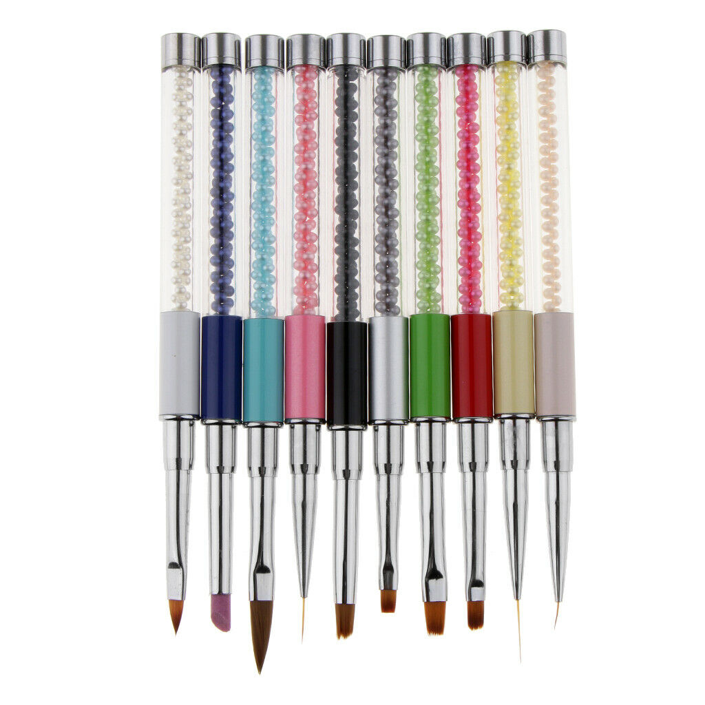 Set Nail Art UV Gel Liner Painting Gradient Brush Pen Drawing  Brush