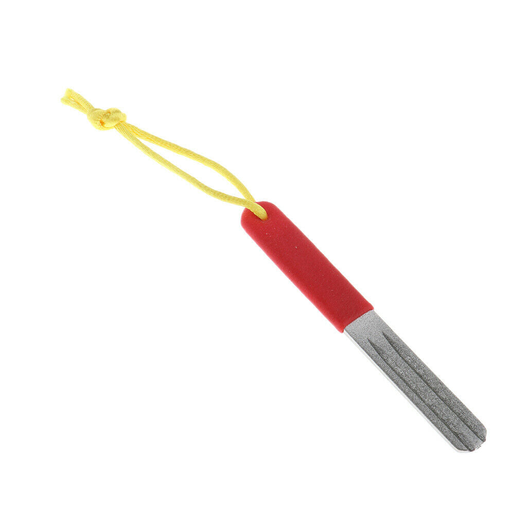 Fishing Hook Sharpener Sharpening Guides Red Hook Sharpening Stones 10cm