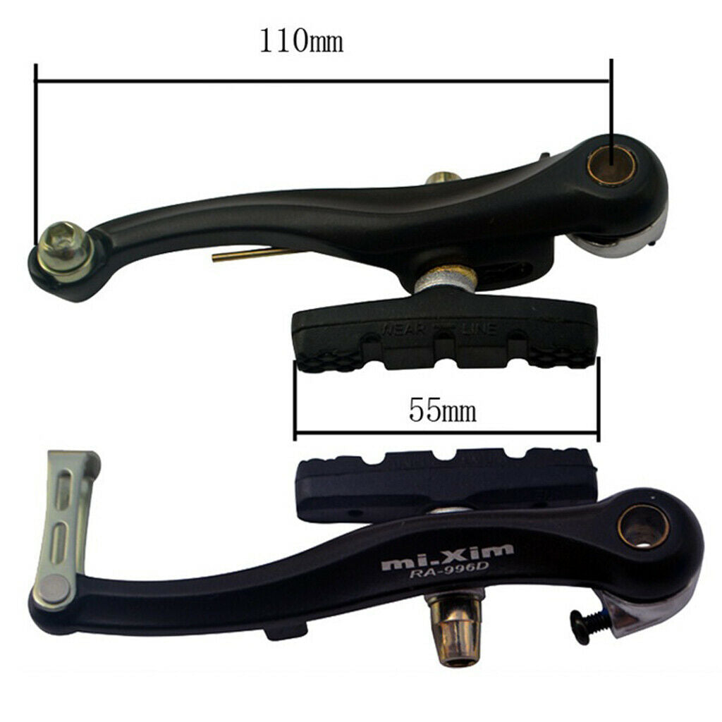 Bikes V Brake Set Kit Bicycle Front or Rear Linear Pull V-Brake Pad