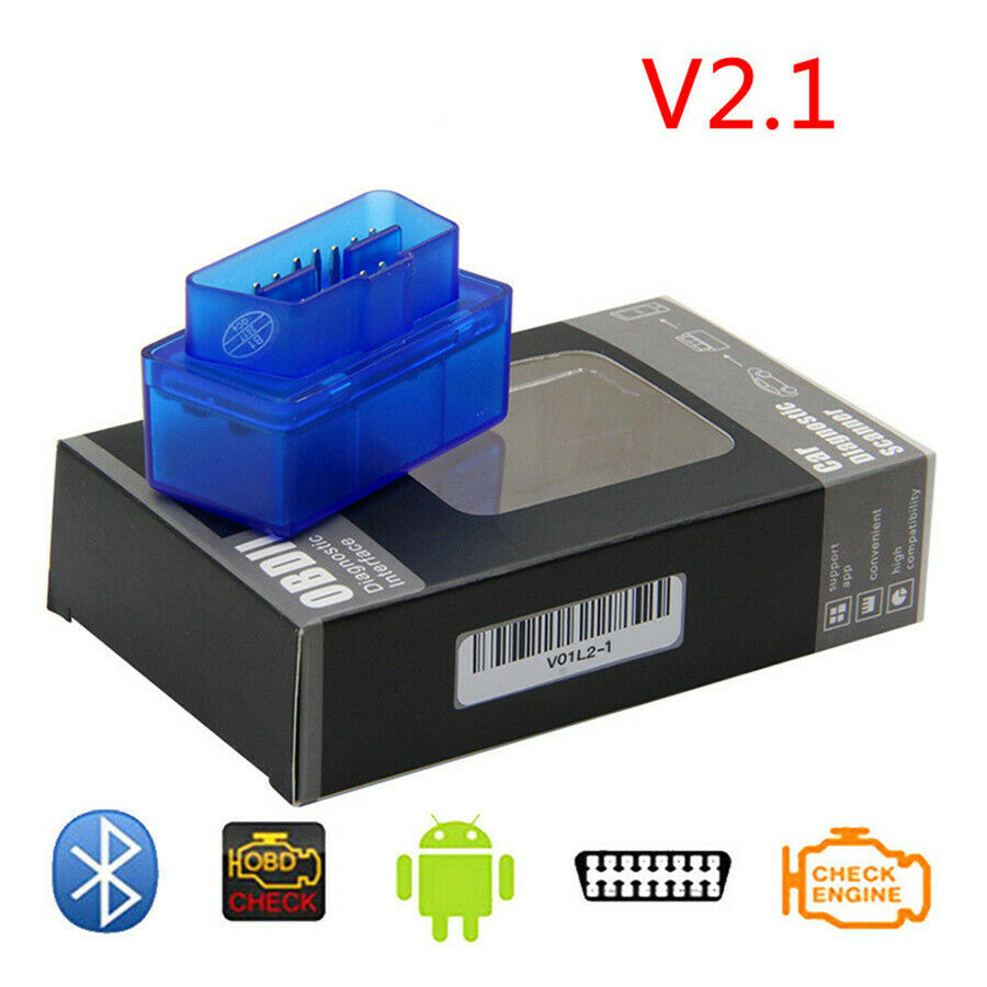1 x Mini Bluetooth 2.0 OBD2 Car Diagnostic Trouble Codes Reader Display Meaning