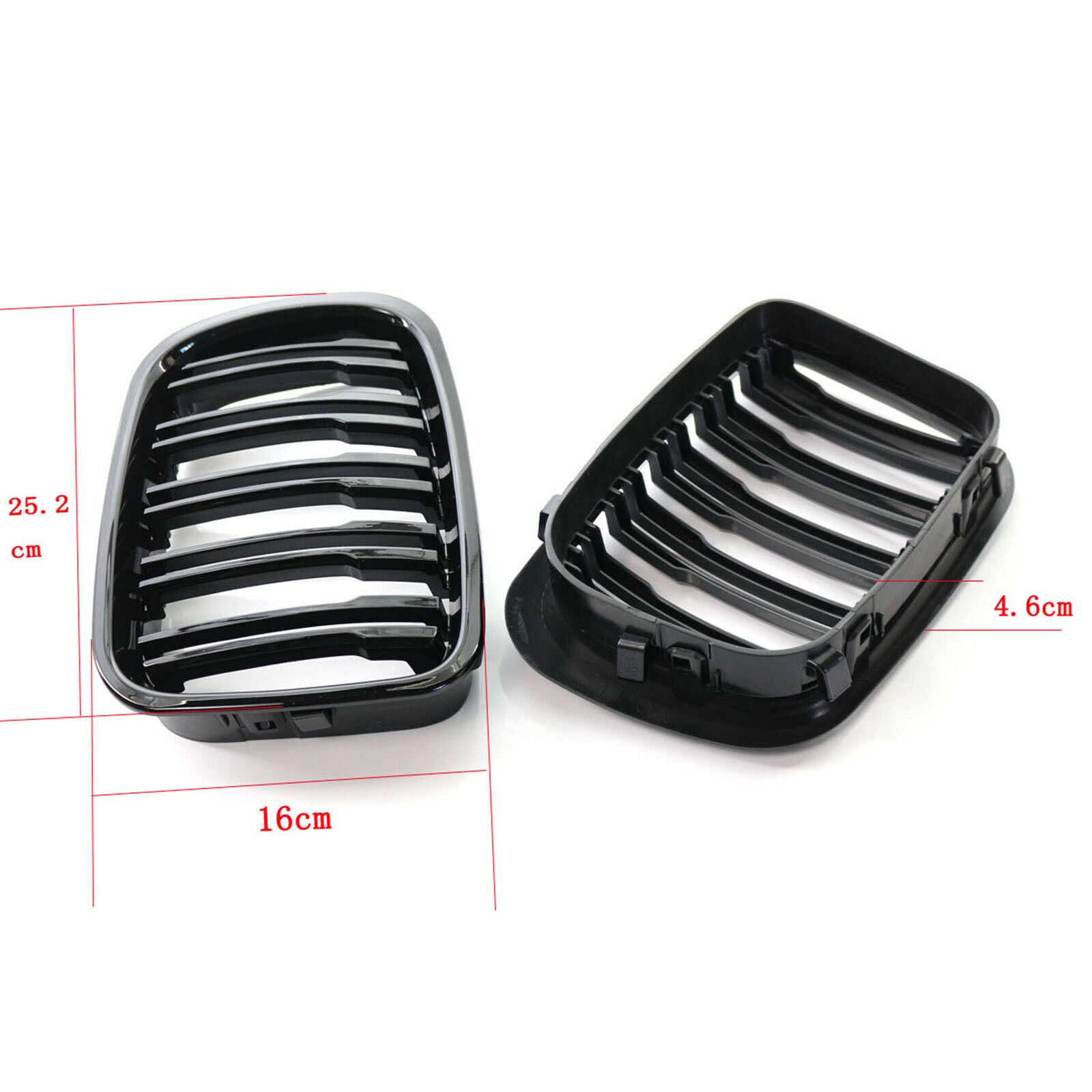 Front Hood Kidney LH RH Grille for BMW E46 4 Door 1998-2001 320i 323i 330i