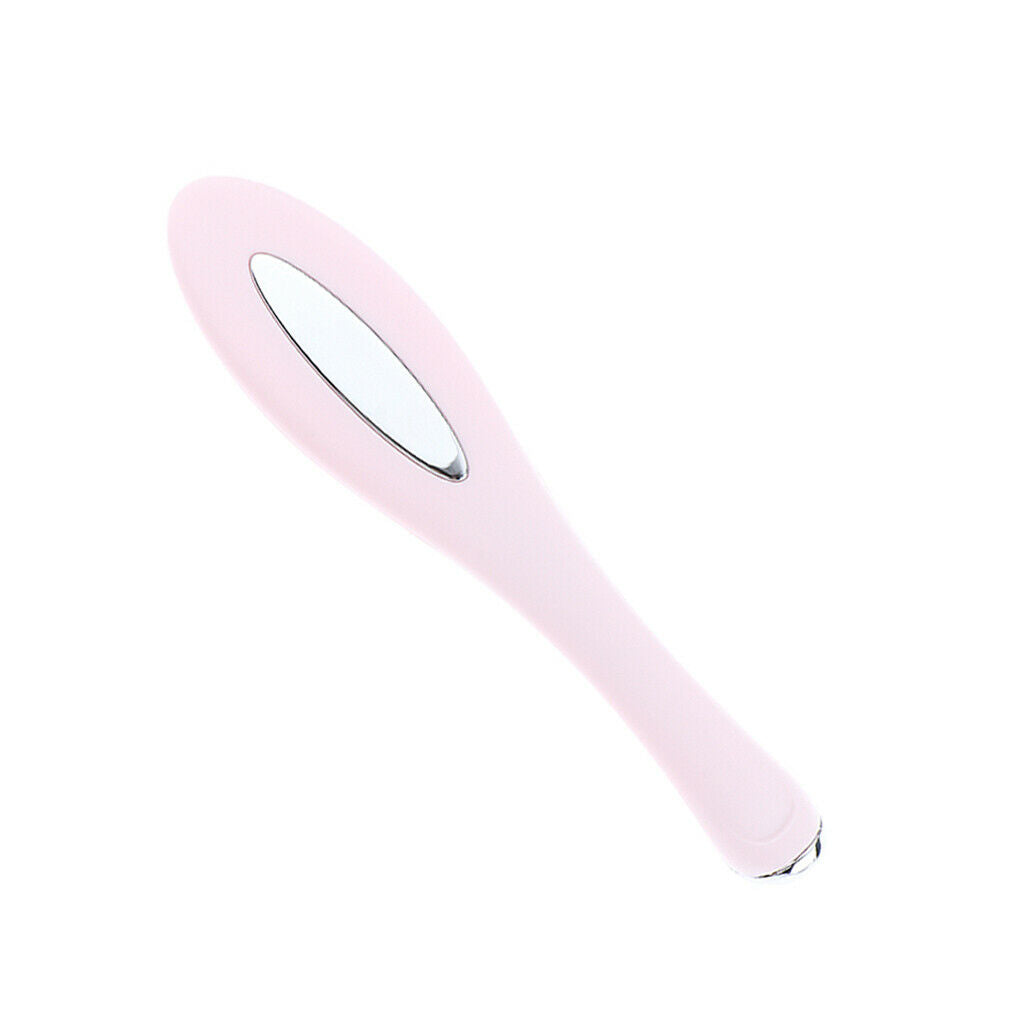 Heating Vibration Face Eye Massager Wand Relieve Dark Circle Puffiness  Pink