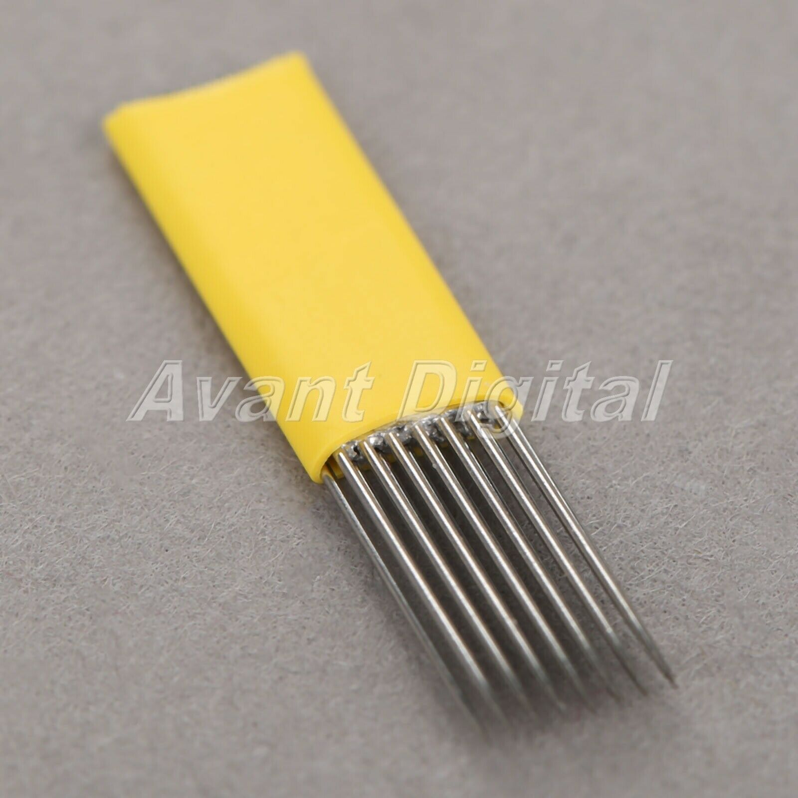 10X Stainless Steel Eyebrow Tattoo Permanent Makeup Pen Blade 15Pin Needles Kit