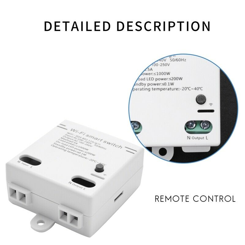 2.4G Wifi Smart Switch For Ewelink App Diy Wireless Remote Control Automation Q3