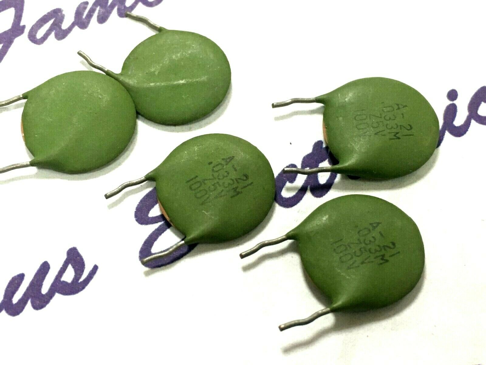 10pcs - 0.033uF (33nF) 100V A-21 Z5V Disc Ceramic Capacitor NOS