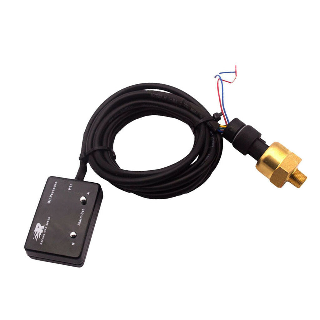 1/8 NPT Pressure Meter Digital Oil Pressure Gauge Oil Press Sensor 0-120PSI