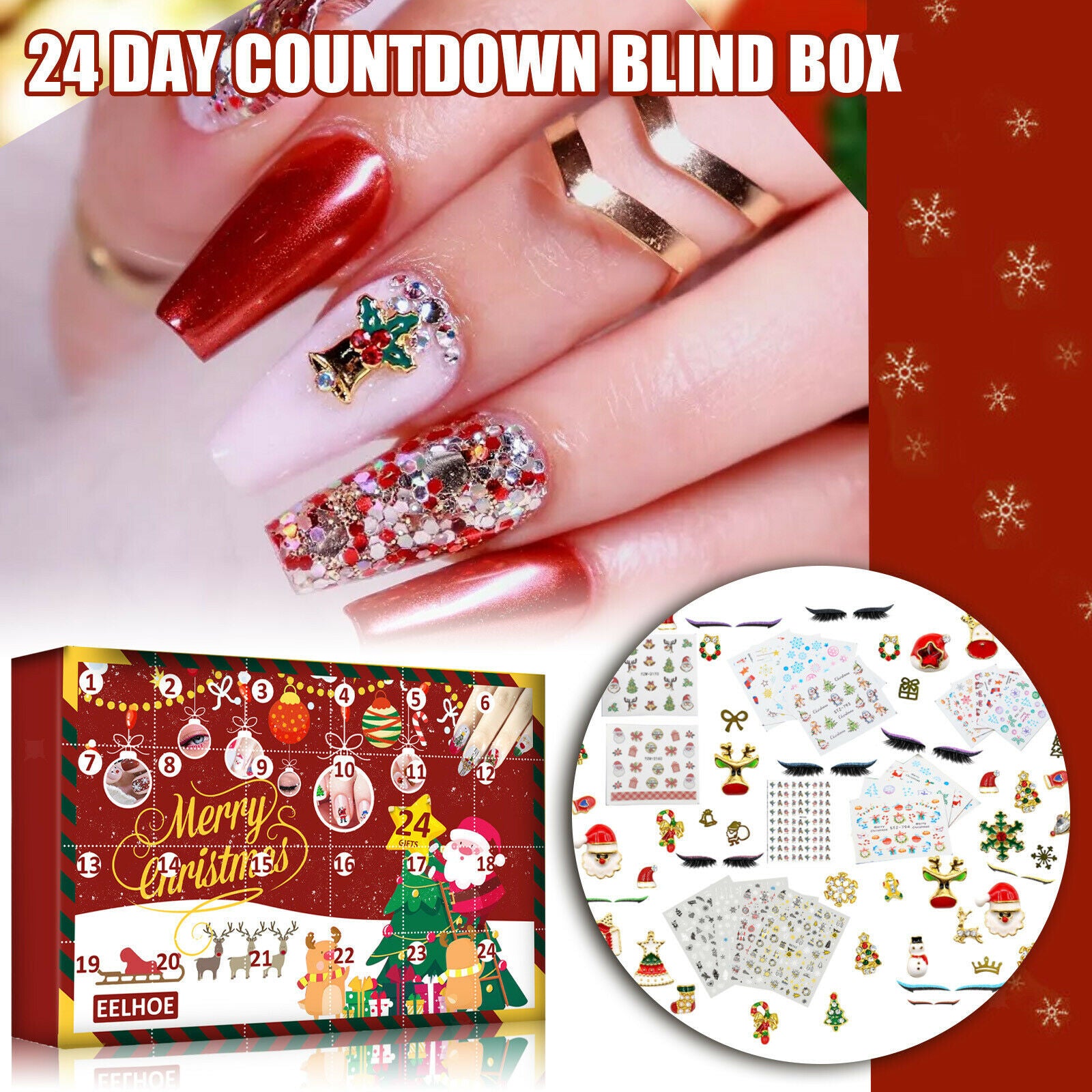 Nail Stickers Hidden Gifts for Great Creatively Gifts Gift Box Girls Kids
