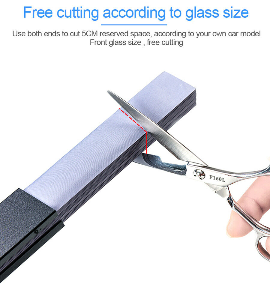 Car Retract Folding Rear Window Sun Shade Block Visor Folding  Windshield Cover
