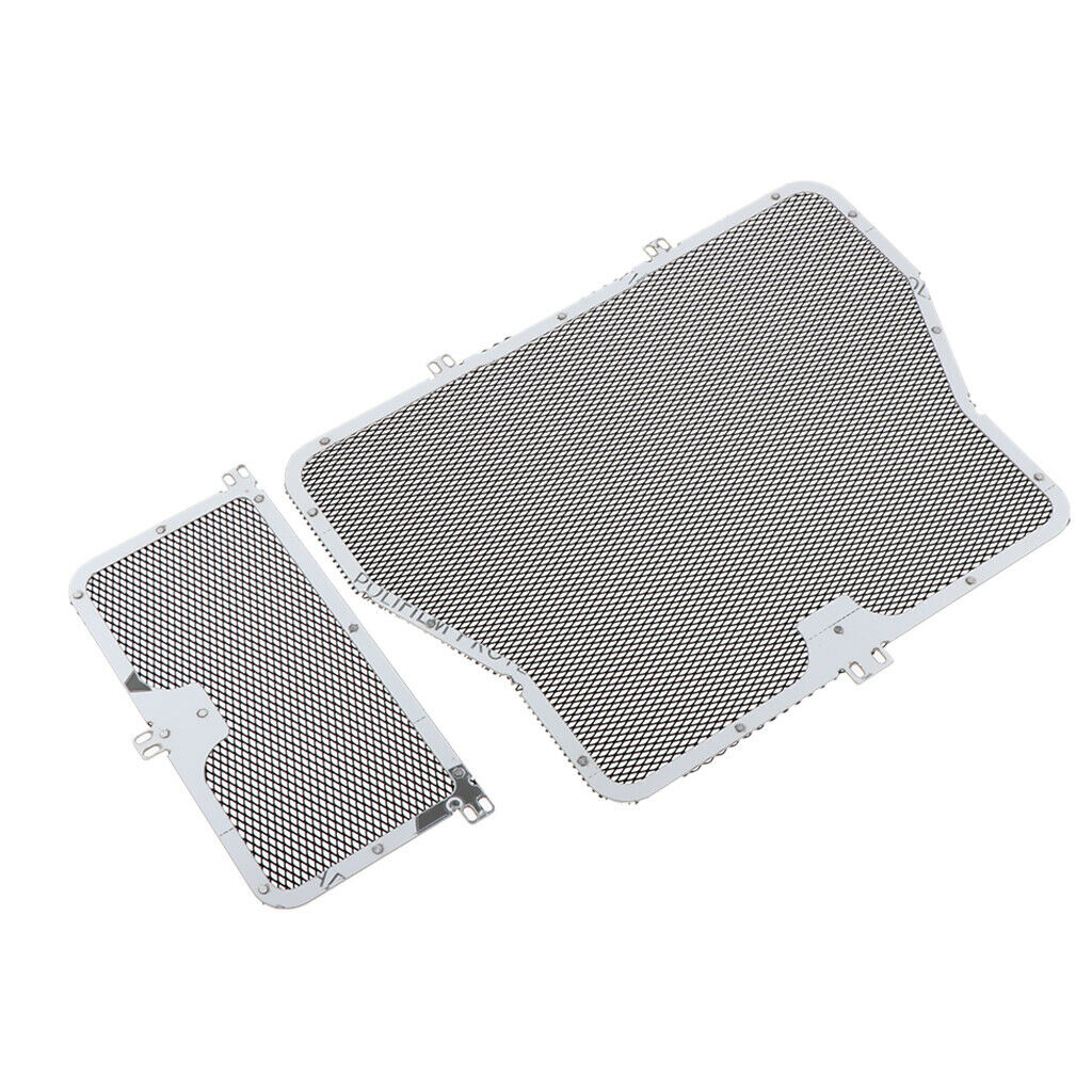 Oil Cooler Guard Cover Kit Universal for BMW HP4 S1000RR S1000R/RR/XR Black