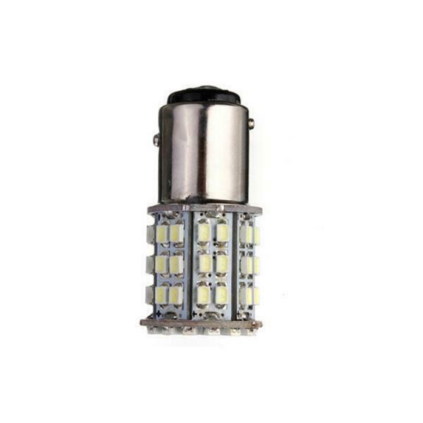 10pcs White 1157 BAY15D 1206 LED 64SMD Car Tail Stop Brake Signal Light Lamp