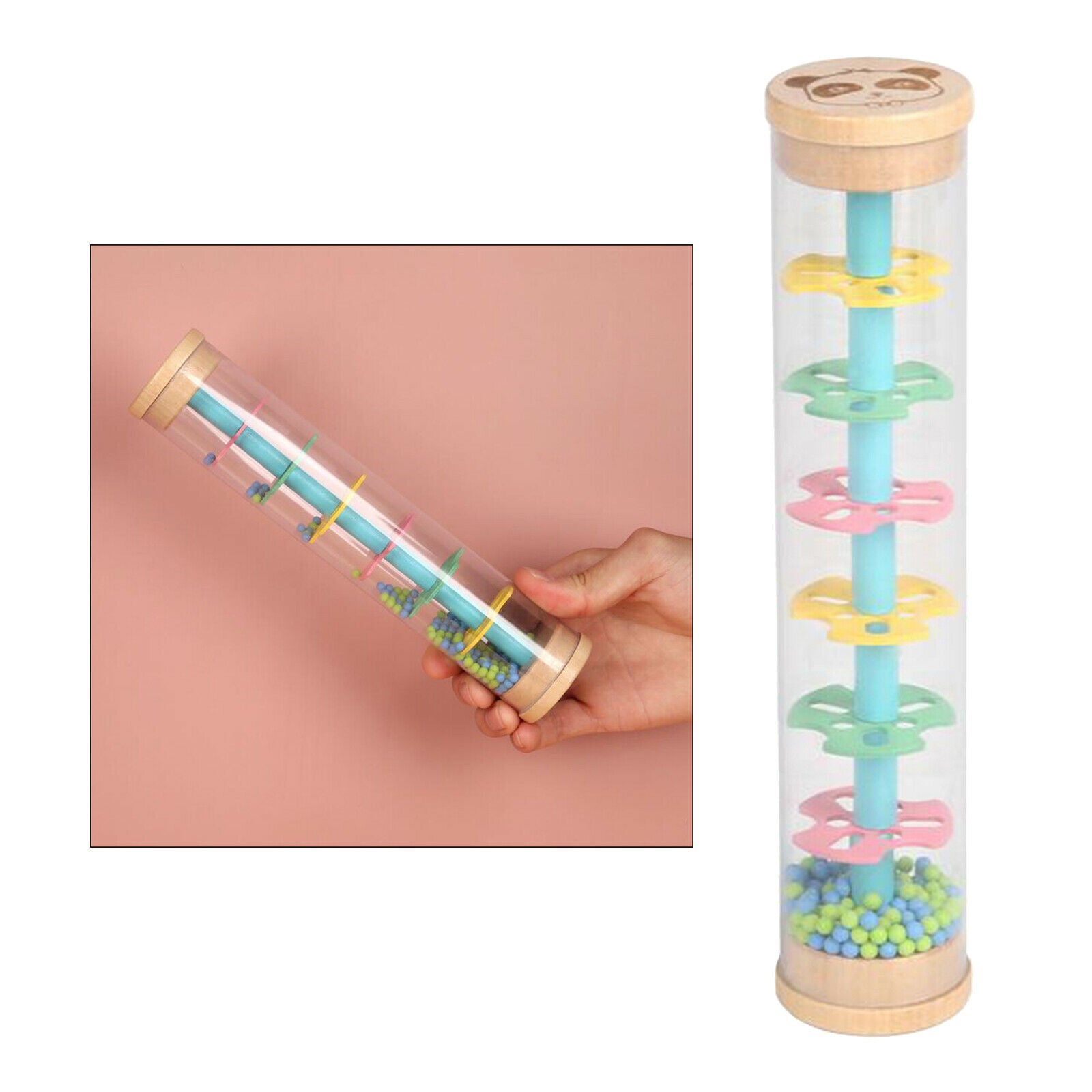 Bead raindrop wood musical toddler instrument, shaking & amp; rattle