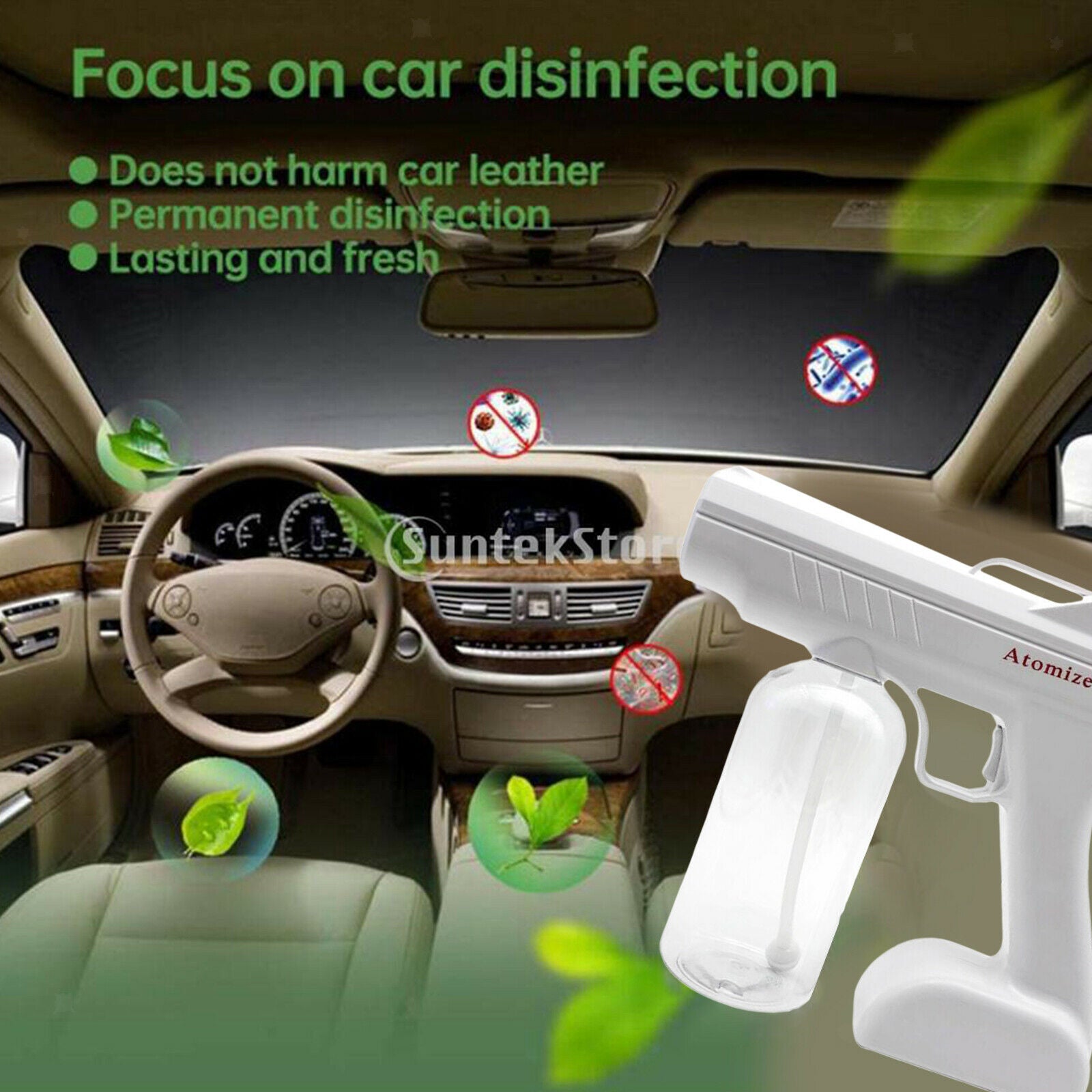 Sprayer Gun Nano Steam Spray Fogging Atomization Adjustable Mist