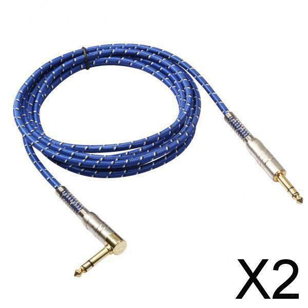 2X Male to Male TRS Stereo Audio Cable CableCreation 90 Degree 3 Meters